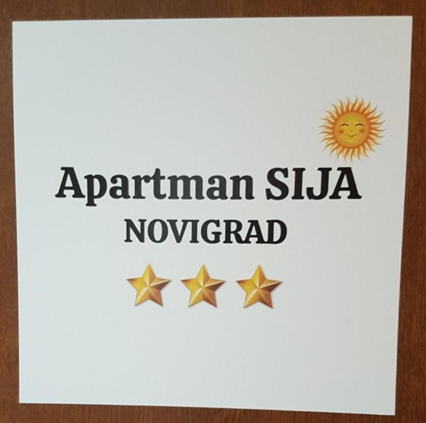Apartman Sija Novigrad Novigrad (Istria) Exterior foto